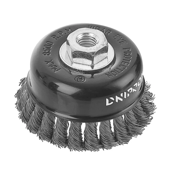 Drótkorong fazékkefe sodrott Dnipro-M T100-V 100 mm