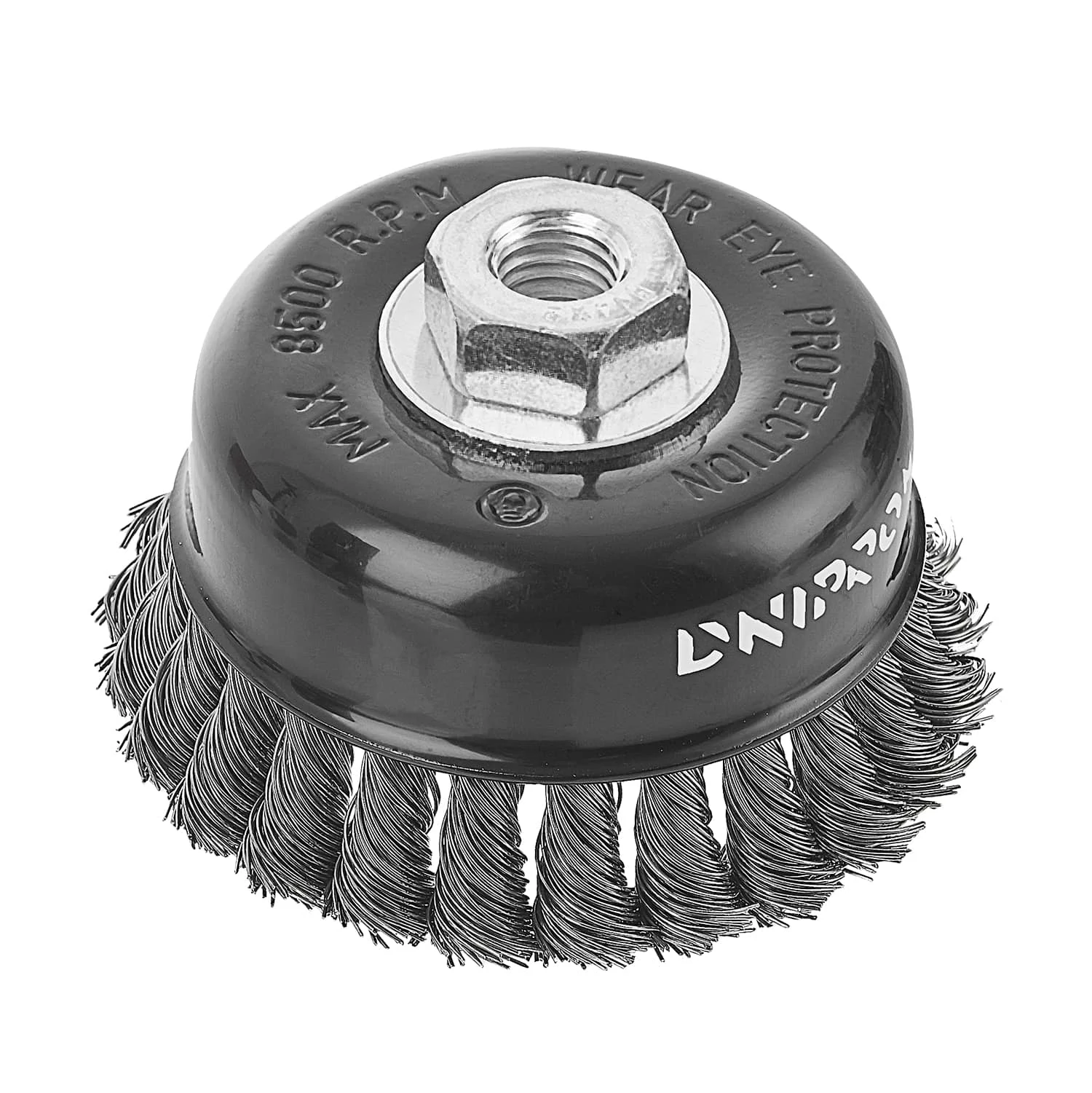 Drótkorong fazékkefe sodrott Dnipro-M T100-V 100 mm